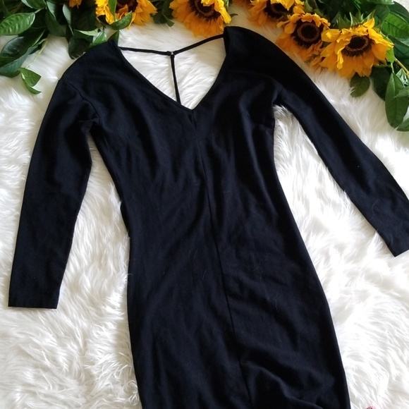 NWOT One Teaspoon Vneck Open Back Midi Dress - Picture 2 of 4